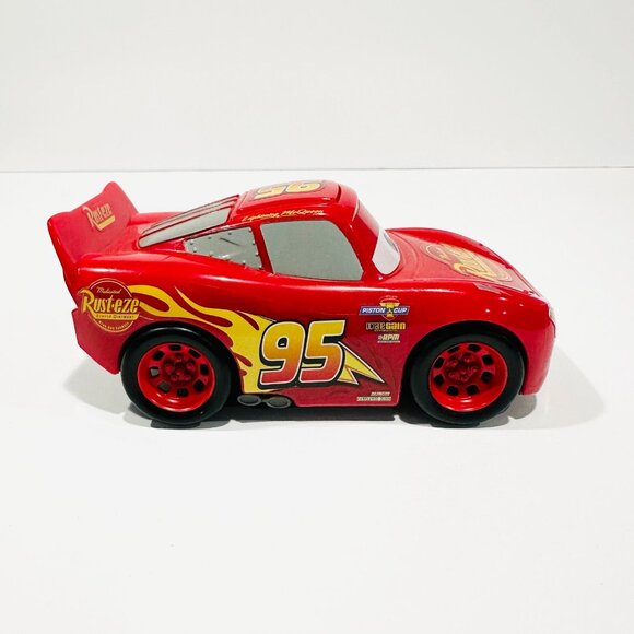 Disney Disney Pixar Rust-Eze Lightning McQueen Talking Engine Sounds Car - Rare - Picture 4 of 8